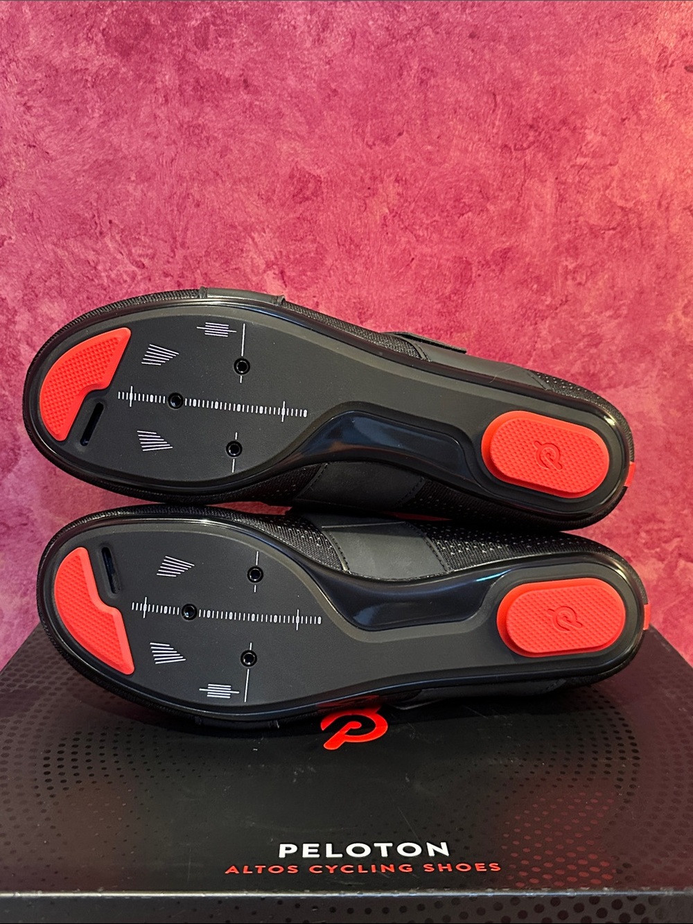 Peloton Altos Unisex Black and Red Cycling Shoes, New in box,Size 6.5 Women - Picture 8 of 9